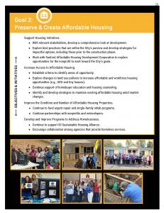 City of Sanford's Framework Goal #2 Preserve & Create Affordable Housing