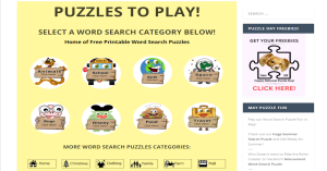 Puzzles to Play (PuzzlestoPlay.com) announces 450 new word search puzzles added to download.