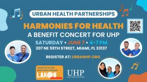 Harmonies for Health Benefitting Urban Health Partnerships Flyer