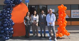 Stanton Optical Bakersfield (Columbus St) Staff Celebrating Grand Opening Ceremony