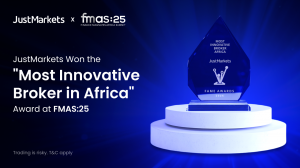 JustMarkets Won the "Most Innovative Broker in Africa" Award at FMAS:25