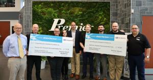Robert Alvine and the Team at Premier Subaru Present Checks Totaling $158,548 to Camp Rising Sun CEO Shaun Heffernan
