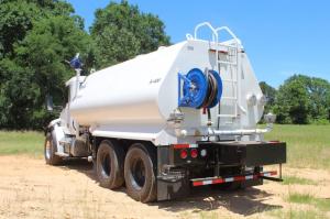 Driver Rear View Klein K400 with 2025 Kenworth T480 6X4