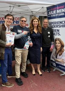 The Lexington Democratic Club Booth at the 1st Ave. Street Fair