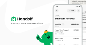 Handoff AI: Instantly create residential construction estimates with AI