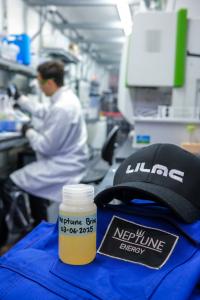 Neptune brine in Lilac pilot lab