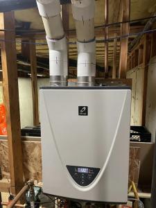 tankless water heater straight shooter