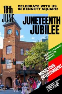 Juneteeth will be celebrated on Third Thursday in June in Kennett Square