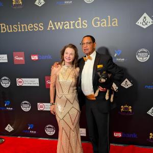 M. Teresa Lawrence, President & Executive Director of The Trueness Project, poses for a photo with Jeff Belle, Founder and CEO of Royal Belle Equity Partners, recently. Photo Courtesy.