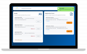 Out-of-Schooltime Tracker parent portal example