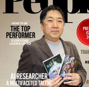 Author photo featured in US media