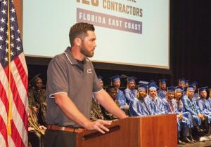 Photo of a former IEC graduate and an IEC-FECC instructor
