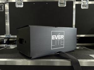 EverLite lightweight corrugated plastic shipping box surrounded by Calzone Anvil cases