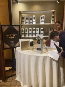 Guests getting a chance to spin for their mystery wine at the Los Angeles Trail Lawyers Charities ninth annual Hollywood Casino Night at the Hollywood Roosevelt