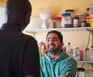 Client Is All Smiles At Matthew House