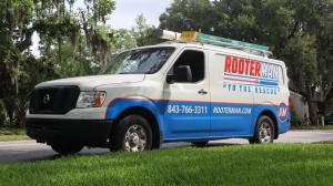Image of a Rooter Man Service Van