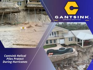 Florida Beach Home with Cantsink Helical Piles After Hurricane Ian and Nicole
