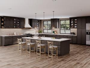 Modern Slate Black Kitchen Cabinetry