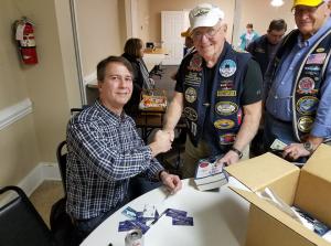 Smiling Vet tells Charles How Much He Appreciated His Efforts