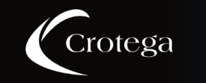 Crotega Logo - Crotega written in white on a black background