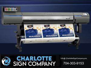 Charlotte wide format sign printing