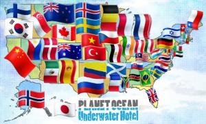 50 USA states partnered with 50 Nations ALL will obtain Moveable Underwater Hotels