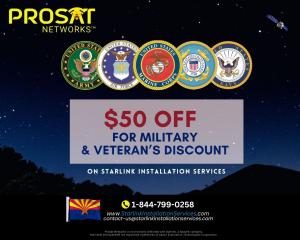 Starlink Military Veterans Discount in Arizona