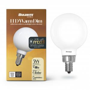 Dim from Warm to Amber Color LED Bulb