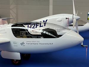 H2FLY hydrogen-electric airplane.