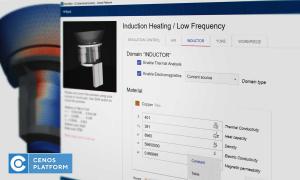 CENOS induction heating simulation