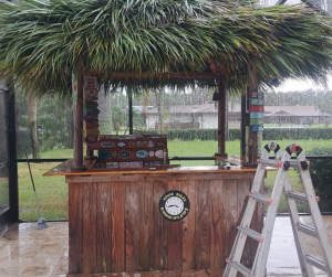 Native American Palm Tiki Huts of FL Rethatch