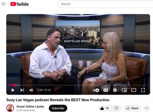 Mike Meier as guest on "Suzy's Las Vegas" Show to talk about Shangri-La-La musical.