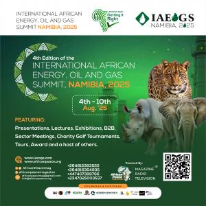 INVEST IN AFRICA’S ENERGY, OIL & GAS SECTOR: A BILLION-DOLLAR OPPORTUNITY BECKONS  JOIN GLOBAL LEADERS AT IAEOGS NAMIBIA 2025