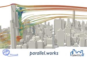 Chicago 3D Models with Wind Simulation
