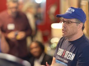Stein at a fundraiser for his Campaign