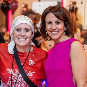 CEO and cancer survivor together