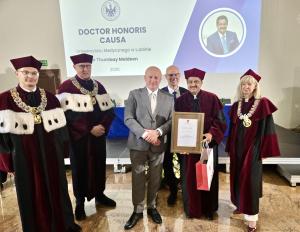 Honoured with Honorary doctorate from University of Lublin Poland