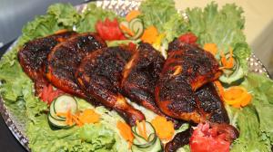 The winning entry of the Filipino BBQ Throwdown Cooking Competition