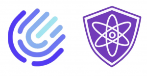 Logos of CyberWaze and ExeQuantum symbolizing their post-quantum cybersecurity partnership in the Middle East.