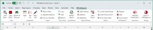 OfficeReports Calculo Ribbon Tab in Excel