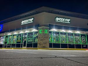 Picture of the Green Stop Wellness building.