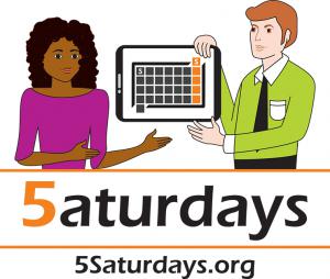 5 Saturdays STEAM Program Logo
