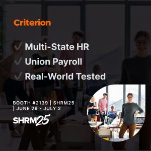 Criterion HCM SHRM 25 meet us
