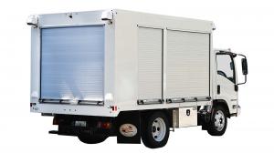 Rear-right corner view of Real Fleet Solutions’ Tree Spraying Truck with all compartments securely closed, highlighting safety, security, and a clean professional finish.