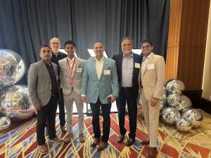 Dr. Yousuf Ahmad, President and CEO of AssureCare, and Vora Ventures Leadership at the EY Entrepreneur of the Year Awards