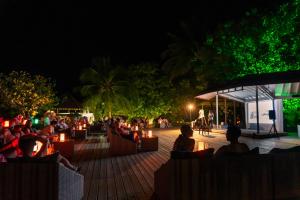 Guests at the launch event of Tripod's animated tale