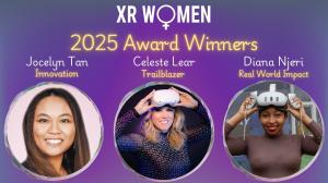 2025 XR Women Award Winners are Jocelyn Tan, Celeste Lear & Diana Njeri