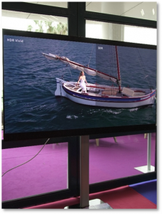 Comparaison sur téléviseur HDR VIVID / SDR sur la série Bardot