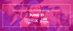 1000 Dreams Fund & the*gamehers collaborated fundraising stream