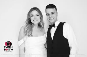 Groom and Bride at a wedding